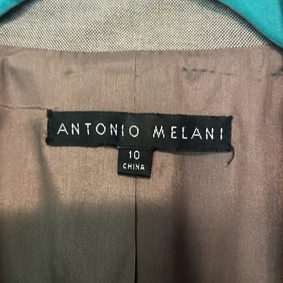 Light Tan Antonio Melani Skirt and Blazer Set - Picture 2 of 3